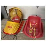 Pelican and Snoflake sleds