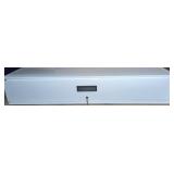 Slide up Door Feature, White, Includes Keys