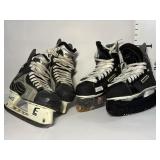 CCM and Bauer Hockey Skates- sizes in photos