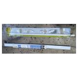 Screen Door Touch Bar Latch and Handle, White, As