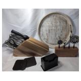 Sabatier Knife Set and Mixing Utensils with