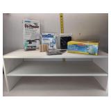Useful Household Items and White Shelf/Storage