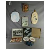Wall Hanging Lot Includes Cat Pictures And