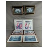 Four Sets Of Various Sizes Of Pictures Two Are