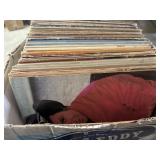 Selection of vinyl records