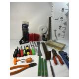 Tools, including drill bits, metric hex keys and
