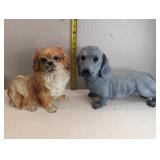 Almost Life Size Pekingese Ceramic Figure and