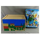 Small Toy Box Measures Approximately 15.75" X