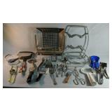 Kitchen Gadget Lot Includes Vintage Icecube Tray,