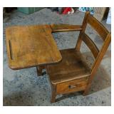 Vintage School Desk With Drawer Desktop Measures