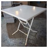 Folding Stand Alone Table 28x28x28 inches