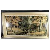 Beautiful Signed Painting Measures Approximately