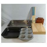 Kitchen Lot Includes Square Roasting Pan, Taylor