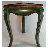 Vintage Corner Accent Table Triangle Shaped Needs