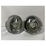 2" Antique Round Glass Door Knobs