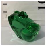 Vintage glass frog
