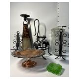 Home decor, including Vintage silver plate candy