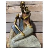African tribal/embracing sculpture