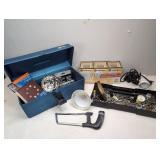 Toolbox with contents, including 3 Bulb Value