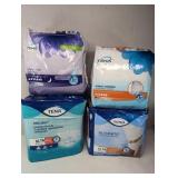 XL Unisex Briefs and Overnight Underwear 42 Pairs