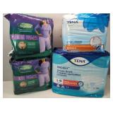 4 Packages of Size Large Protective Underwear,