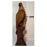 Hand carved by Kadian Ltd. Canada Wooden Eagle