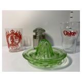 Uranium glass juicer and more