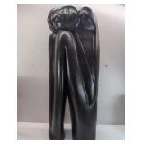 Large 2ï¿½ft Picasso Style Statue Person Resting