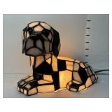 Tiffany Style Stained Glass Dalmation Lamp-