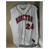 Moncton #24 Baseball Uniform Size XL