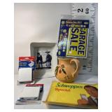 NEW Garage sale sign kit, deco pitcher and more