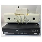 Diamond DVD Player and iHome iPod dock -