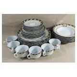 Set Of Six Studio Concept Porcelain Dishes With 2