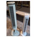Two Tower Fans, Working