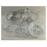Various Sizes Of Glass Bowls One Is A Chips And