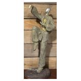 METALLIC TAI CHI STATUE