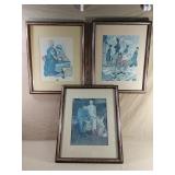 Three Norman Rockwell Prints All Measures