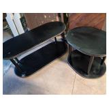 Matching Retro Coffee Table and Side Table 46"L