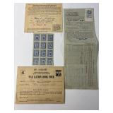 Antique War Ration Books