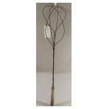 Antique Wire With Wooden Handle Carpet Beater