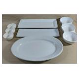 Two Rectangle Shaped Veggie/ Fruit Trays ( One Is