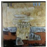 Abstract Canvas Picture Measures Approximately