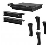 Osburn Black Cast Iron Straight Leg Kit with Ash