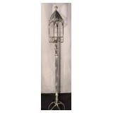 Standing 4ft Metal Lantern with Candle