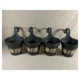 Four Like New Capri Balcony Rail Planters