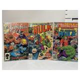 1980ï¿½s Comic books, including Hulk and Fantastic