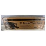 RTA traditional 72-bottle wine rack in original
