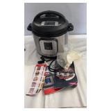 Instant Pot electric pressure cooker with power