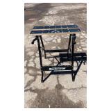 Mastercraft portable folding workbench with dual