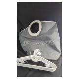 Laundry Hamper with Clothes HangersFabric